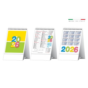 CALENDARIO DA TAVOLO STYLE CON SPIRALE 12,5x19,5