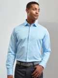 Men's Stretch Fit Cotton Poplin Long Sleeve Shirt