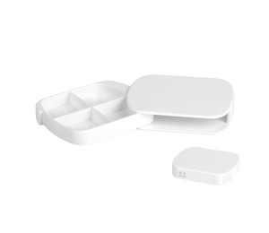 PORTAPILLOLE IN PLASTICA 4 SCOMPARTI