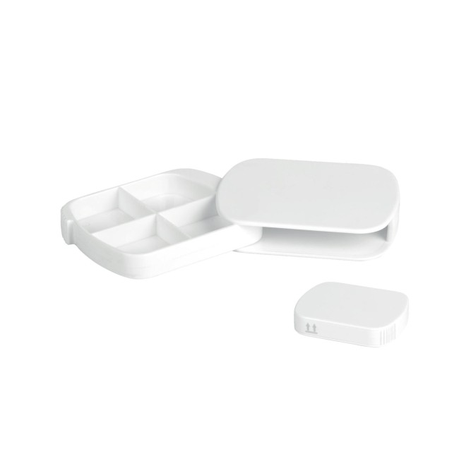 PORTAPILLOLE IN PLASTICA 4 SCOMPARTI