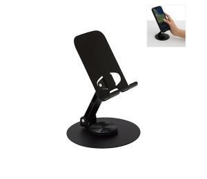 SUPPORTO PER CELLULARE GIREVOLE IN ACCIAIO
